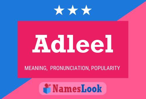 Adleel Name Poster