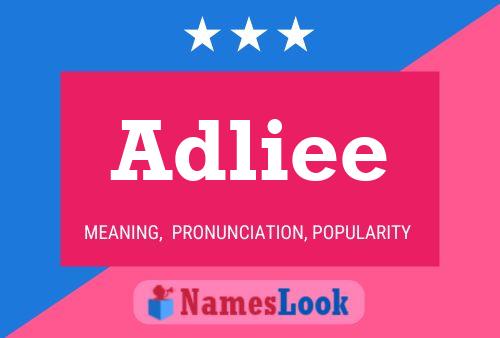 Adliee Name Poster