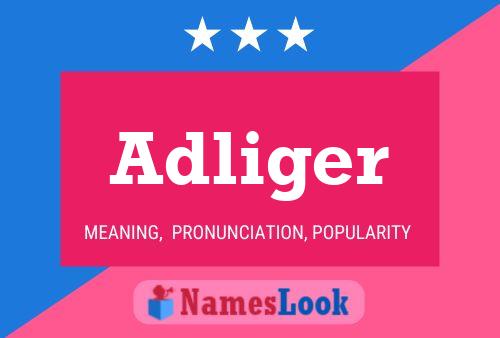 Adliger Name Poster