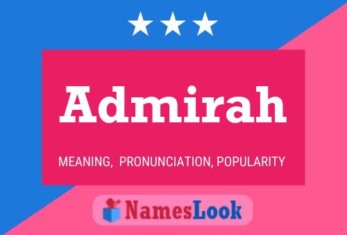 Admirah Name Poster