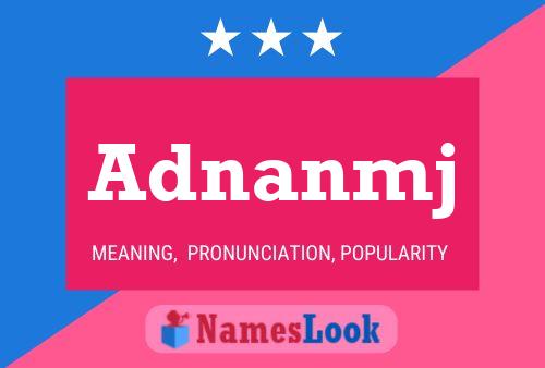 Adnanmj Name Poster