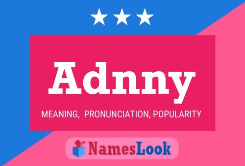 Adnny Name Poster