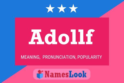 Adollf Name Poster