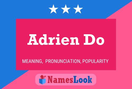 Adrien Do Name Poster