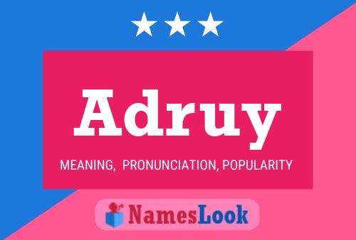 Adruy Name Poster