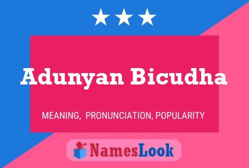 Adunyan Bicudha Name Poster