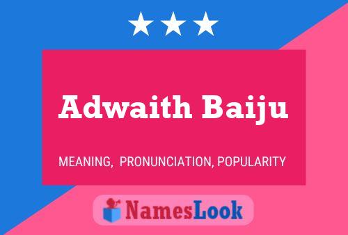 Adwaith Baiju Name Poster