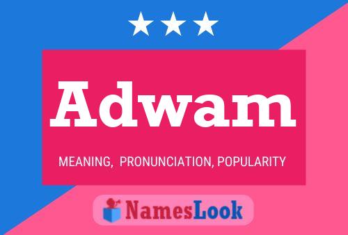 Adwam Name Poster