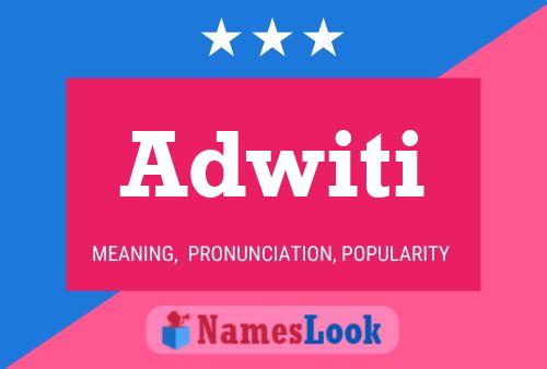 Adwiti Name Poster