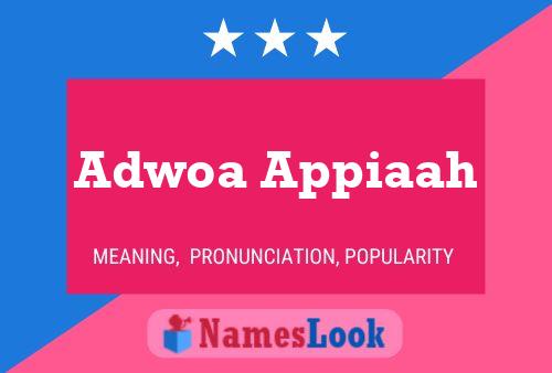 Adwoa Appiaah Name Poster