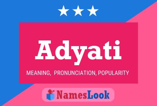 Adyati Name Poster