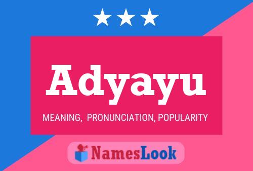 Adyayu Name Poster