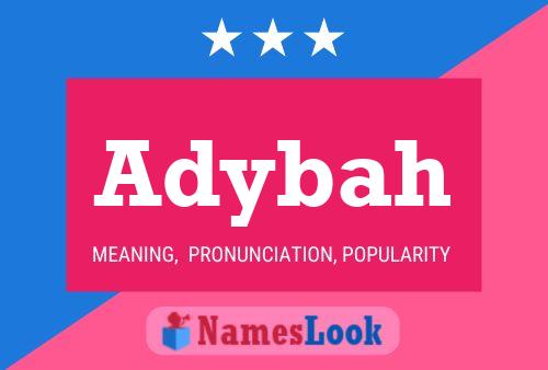 Adybah Name Poster