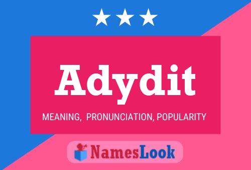 Adydit Name Poster