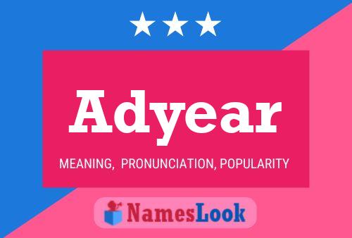 Adyear Name Poster