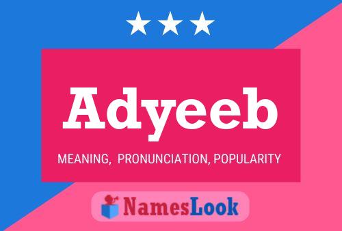 Adyeeb Name Poster