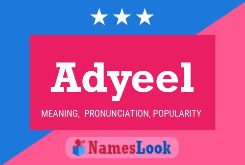 Adyeel Name Poster