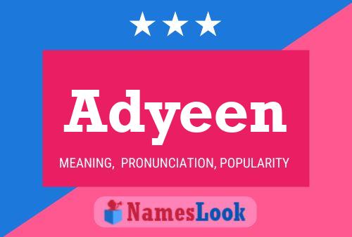 Adyeen Name Poster