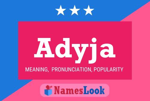 Adyja Name Poster