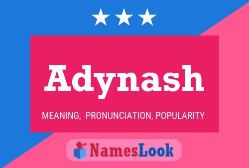 Adynash Name Poster