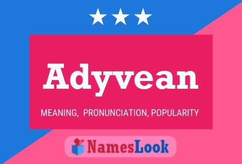 Adyvean Name Poster