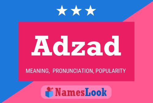 Adzad Name Poster