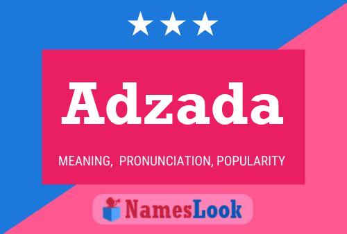 Adzada Name Poster