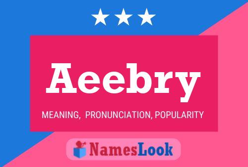 Aeebry Name Poster