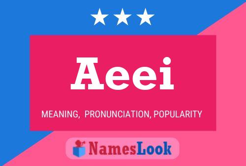 Aeei Name Poster