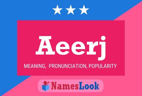 Aeerj Name Poster