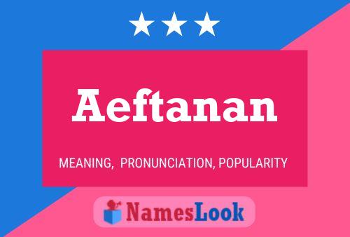 Aeftanan Name Poster