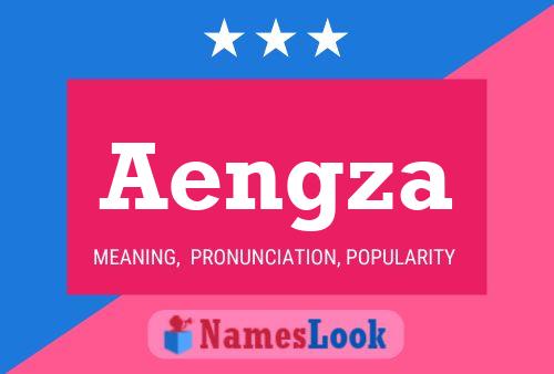 Aengza Name Poster