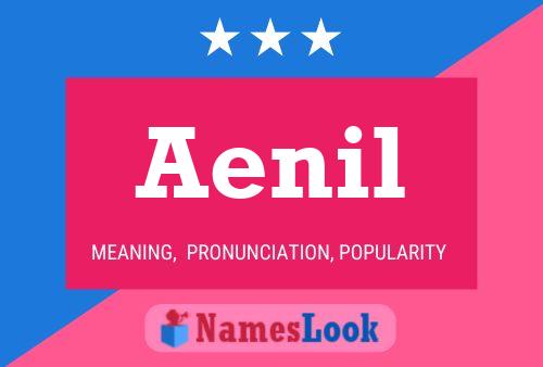 Aenil Name Poster