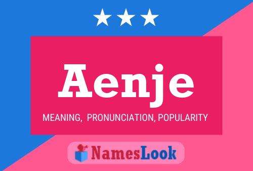 Aenje Name Poster