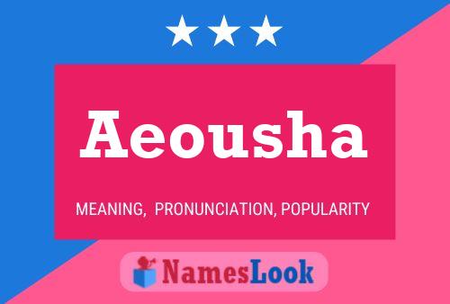 Aeousha Name Poster