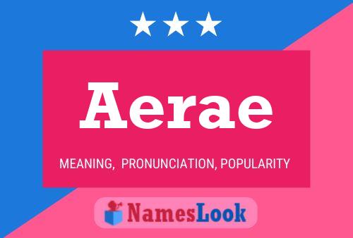 Aerae Name Poster