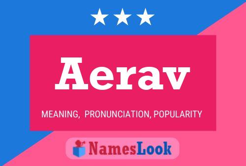 Aerav Name Poster