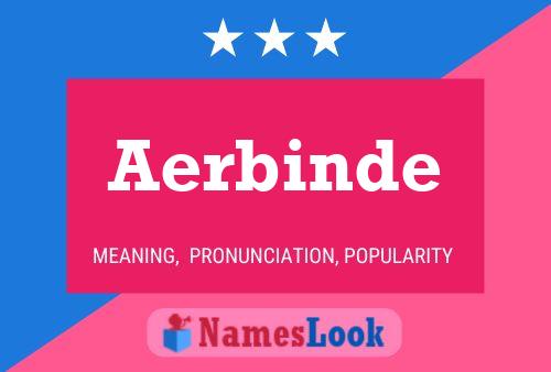 Aerbinde Name Poster