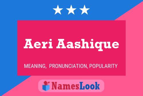 Aeri Aashique Name Poster