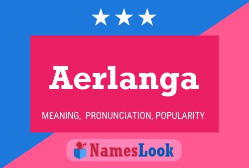 Aerlanga Name Poster