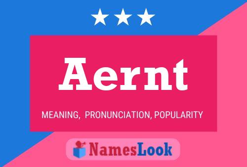 Aernt Name Poster