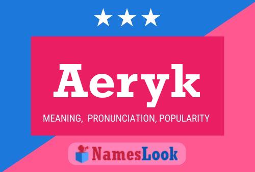 Aeryk Name Poster