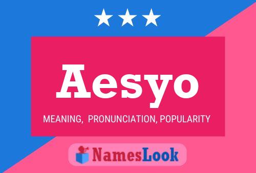 Aesyo Name Poster