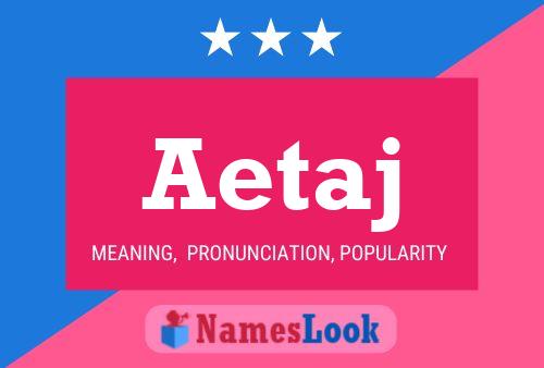 Aetaj Name Poster