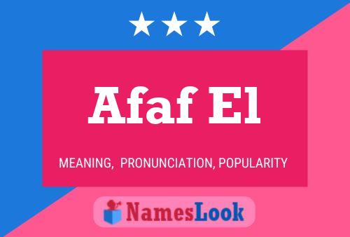 Afaf El Name Poster