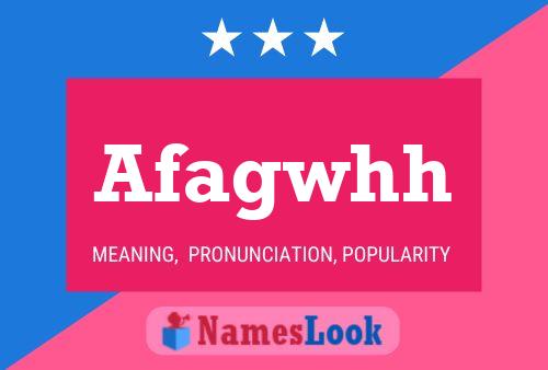 Afagwhh Name Poster