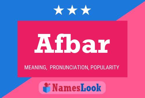 Afbar Name Poster