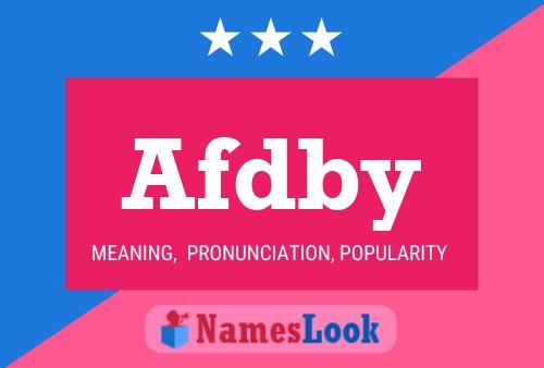 Afdby Name Poster