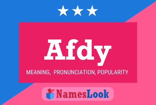 Afdy Name Poster