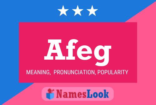 Afeg Name Poster